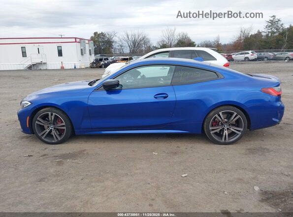 WBA13AR0XMCF60309 2021 BMW M4 Синий Панорамный вид салона 360°