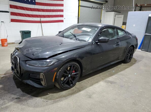 WBA13AR0XRCP77556 2024 BMW M4 Черный Передняя левая четверть