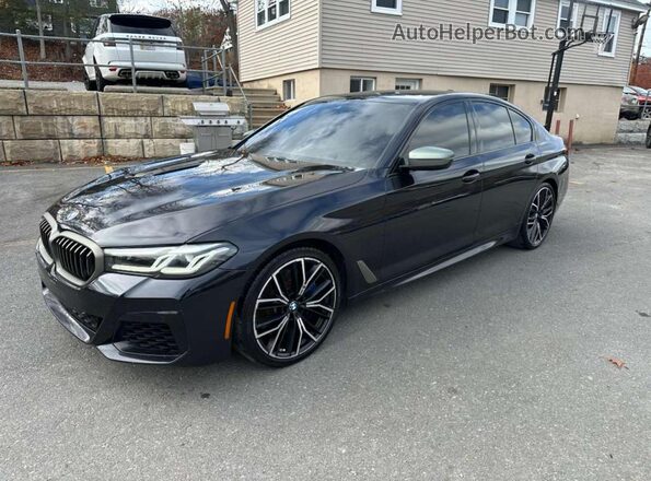 WBA13BK07NCH59691 2022 BMW M5 Черный Передняя левая четверть