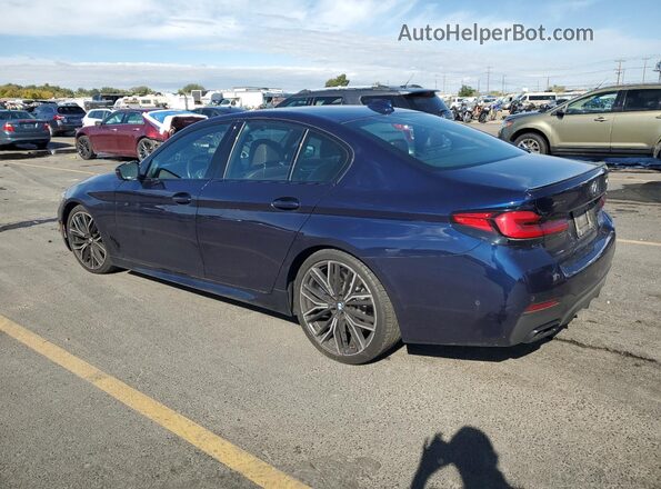 WBA13BK08MCF39491 2021 BMW M5 Blue Tył lewy