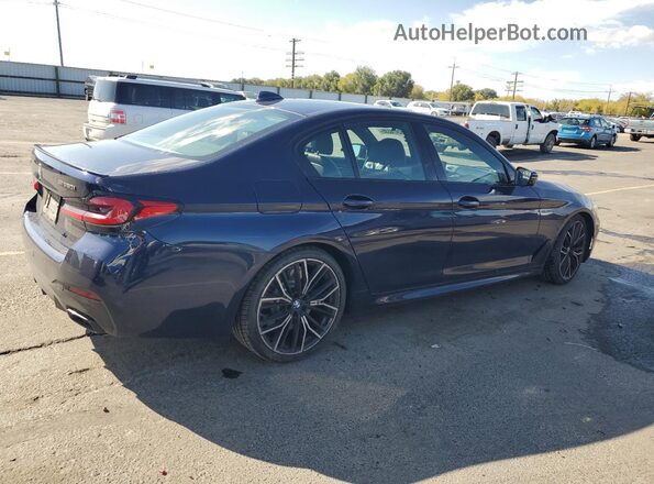 WBA13BK08MCF39491 2021 BMW M5 Blue Tył prawy