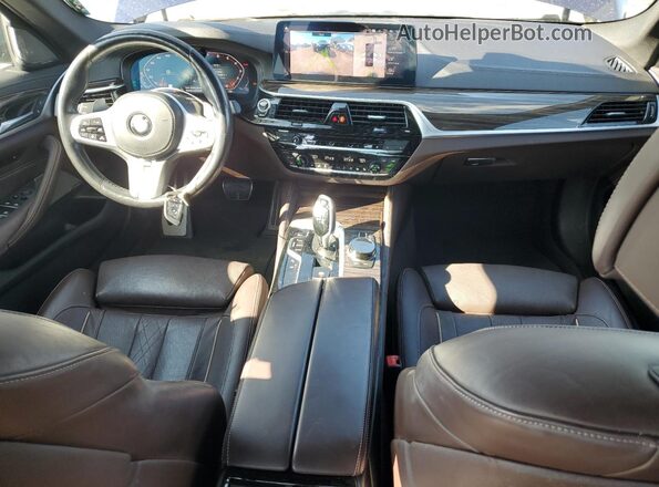 WBA13BK08MCF39491 2021 BMW M5 Blue Widok deski rozdzielczej