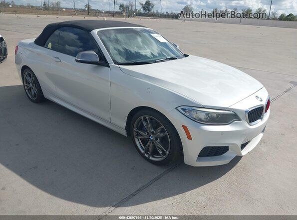 WBA1M1C50GV394468 2016 BMW M2 Белый Передняя правая четверть