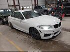 2017 Bmw M240i   White vin: WBA2G1C38HV665496
