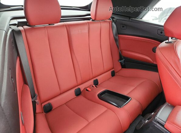 WBA2L3C33HV667597 2017 BMW M2 Белый Вид задних сидений