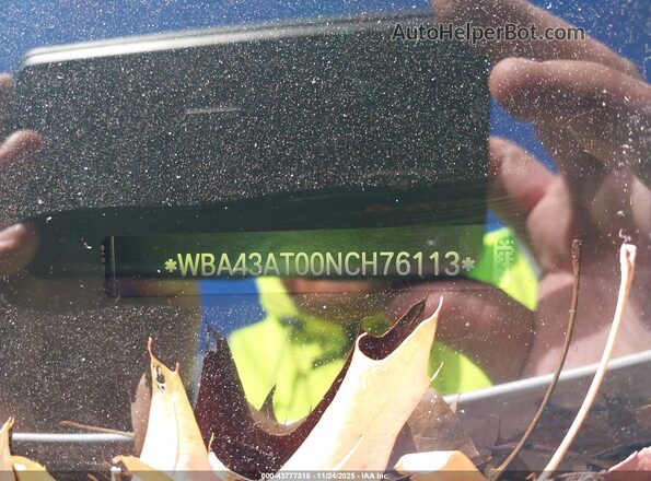 WBA43AT00NCH76113 2022 BMW OTHER White 
