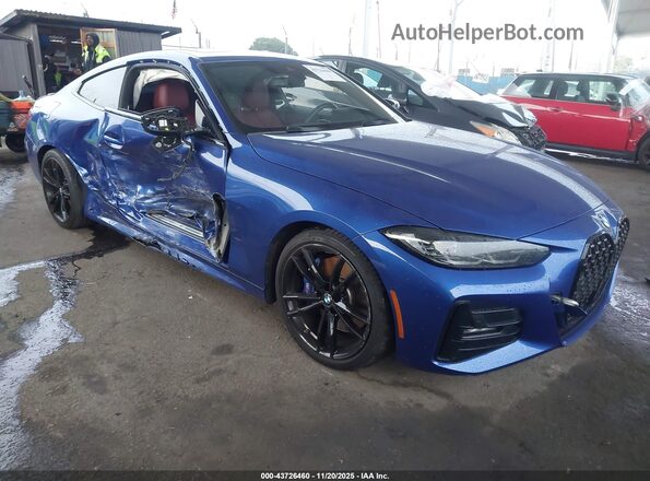 WBA53AP06NCJ60010 2022 BMW OTHER Blue Передня права чверть