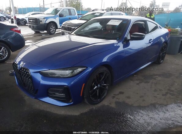 WBA53AP06NCJ60010 2022 BMW OTHER Blue Передня ліва чверть