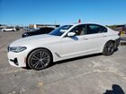 2021 Bmw 530 I White vin: WBA53BH0XMCG50701