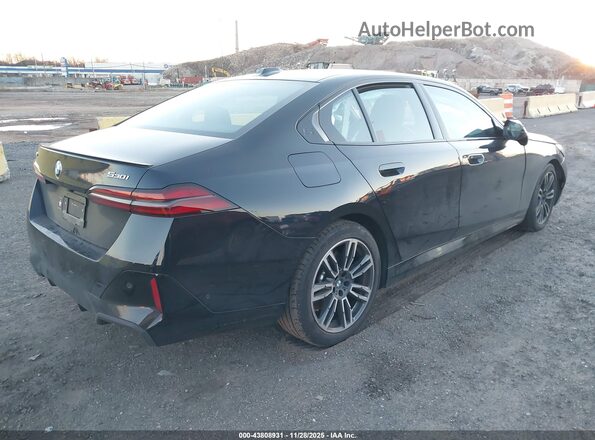 WBA53FJ0XRCT06288 2024 BMW 5 SERIES Black Задня права чверть