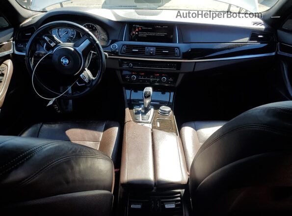 WBA5B1C56GG133101 2016 BMW 5 SERIES Белый Вид панели приборов