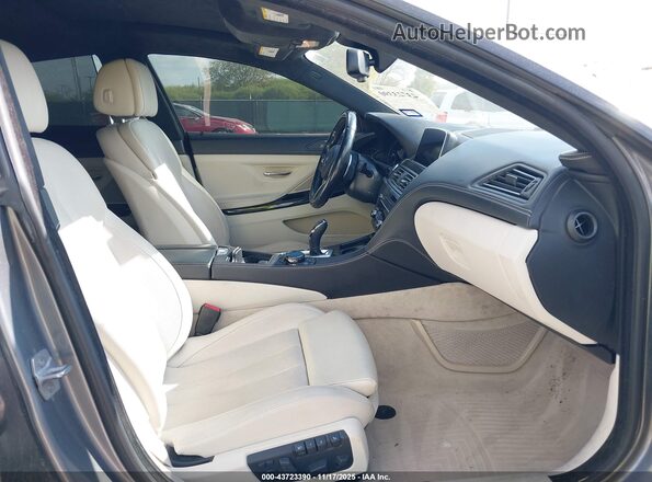 WBA6D0C52GD927619 2016 BMW OTHER Gray Вид салону спереду