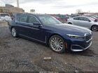 2020 Bmw 740i Xdrive Blue vin: WBA7T4C00LGF97347
