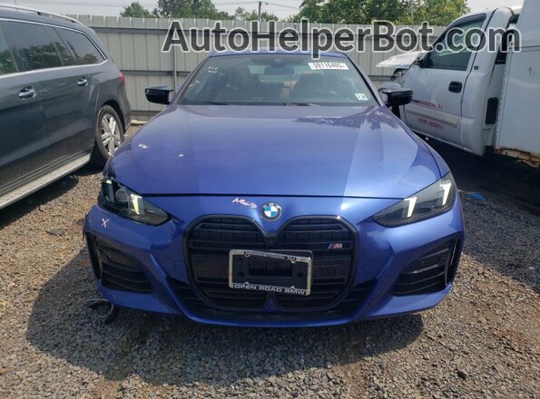 WBA83DA08SCT97195 2025 BMW M4 Blue Vista frontal