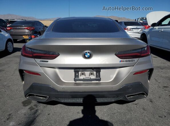 WBABC4C52KBU96440 2019 BMW M8 Золотой Вид сзади