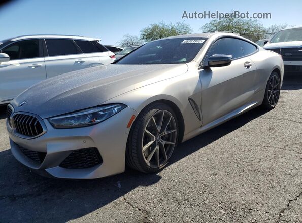 WBABC4C52KBU96440 2019 BMW M8 Золотой Передняя левая четверть