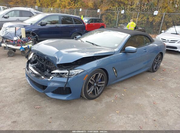 WBADZ2C01NCH89957 2022 BMW OTHER Light Blue Передняя левая четверть