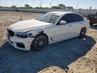 2019 Bmw 530 I White vin: WBAJA5C50KWW35111