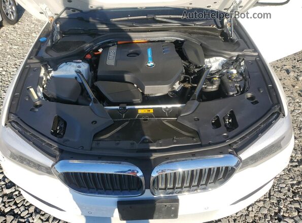 WBAJB1C55JB083990 2018 BMW 5 SERIES White Rear interior view