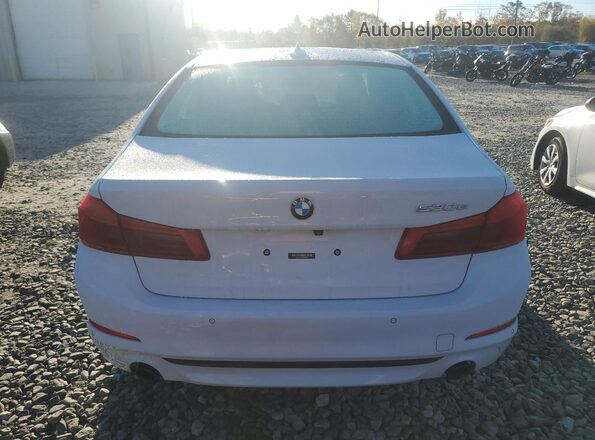 WBAJB1C55JB083990 2018 BMW 5 SERIES White Rear view