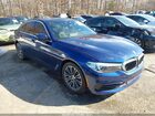 2020 Bmw 530i Xdrive Blue vin: WBAJR7C05LCD70166