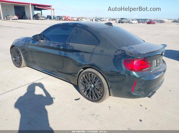 WBS2U7C00L7F87714 2020 BMW M2 Зеленый Задняя левая четверть
