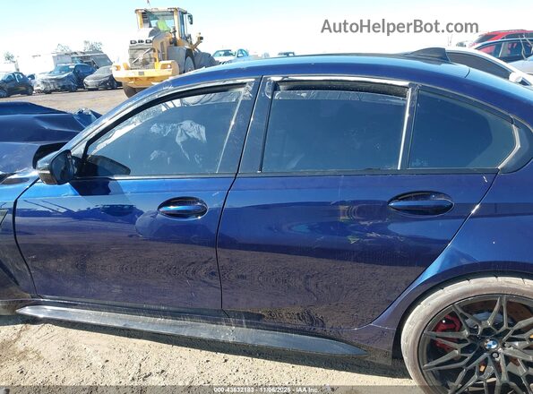 WBS33AY06MFK92022 2021 BMW M3 Синий Вид задней части салона