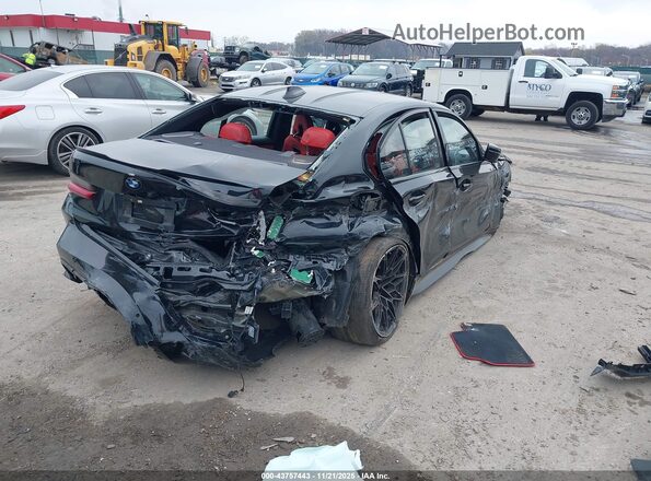 WBS33AY06MFL36424 2021 BMW M3 Черный Задняя правая четверть