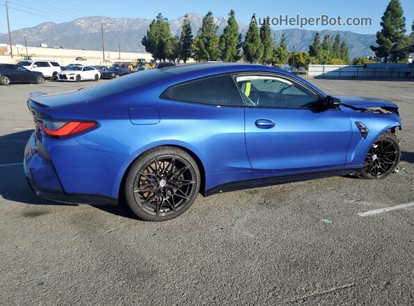 WBS33AZ09PCM18474 2023 BMW M4 Синий Задняя правая четверть
