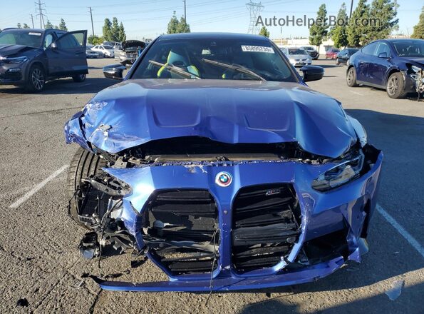 WBS33AZ09PCM18474 2023 BMW M4 Синий Вид спереди