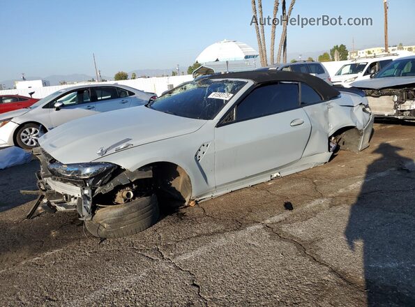 WBS33BA06PCL43895 2023 BMW M4 Серый Передняя левая четверть