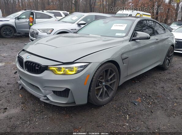 WBS3S7C5XKAC09472 2019 BMW M4 Gray Vista tres cuartos delantera izquierda