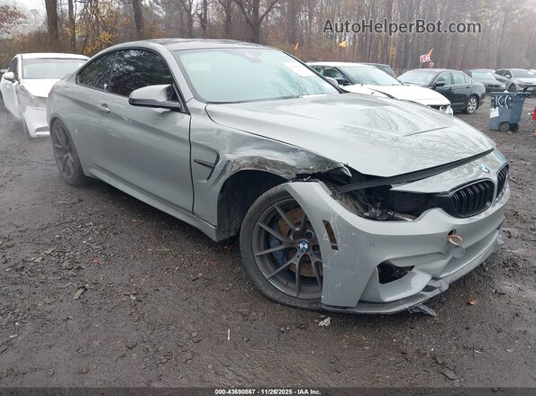 WBS3S7C5XKAC09472 2019 BMW M4 Gray Delantero derecho