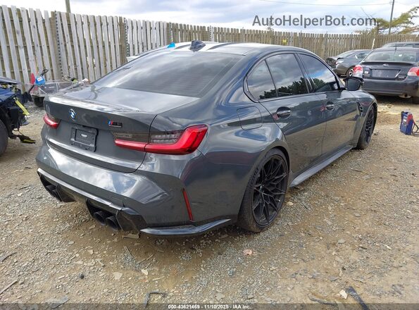 WBS43AY01NFM46898 2022 BMW M3 Серый Задняя правая четверть