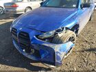 2022 Bmw M3 Competition Xdrive Blue vin: WBS43AY02NFM47476