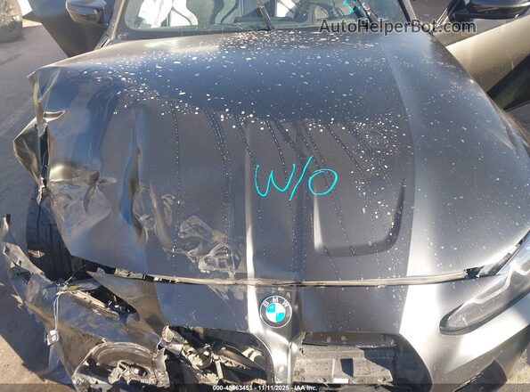 WBS43AY03NFL78796 2022 BMW M3 Черный Вид сзади
