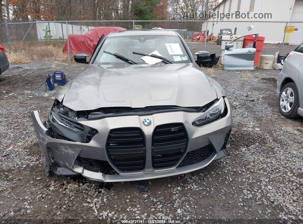 WBS43AY03NFL80967 2022 BMW M3 Серый Вид щитка приборов