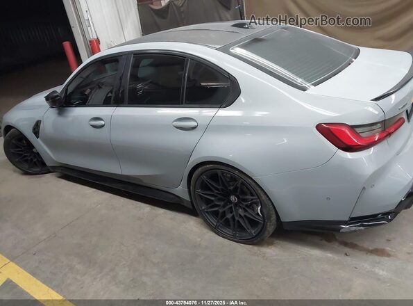 WBS43AY03PFP95645 2023 BMW M3 Blue Widok wnętrza 360 stopni