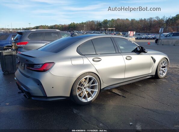 WBS43AY05PFP29579 2023 BMW M3 Серый Задняя правая четверть