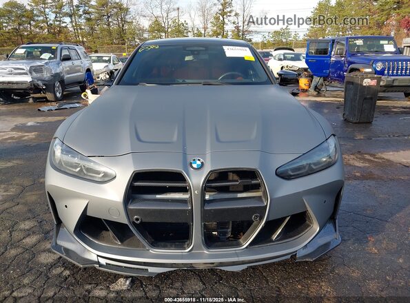 WBS43AY05PFP29579 2023 BMW M3 Серый Вид задней части салона