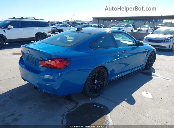 WBS4Y9C08LFJ09312 2020 BMW M4 Бирюзовый Задняя правая четверть