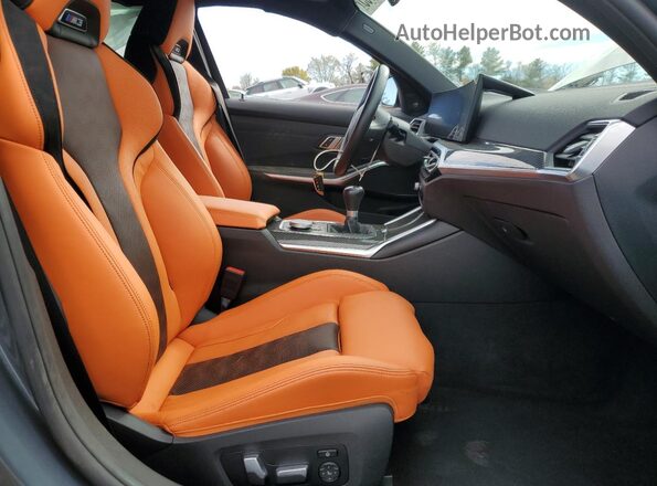 WBS53AY04PFN87326 2023 BMW M3 Серый Вид салона спереди
