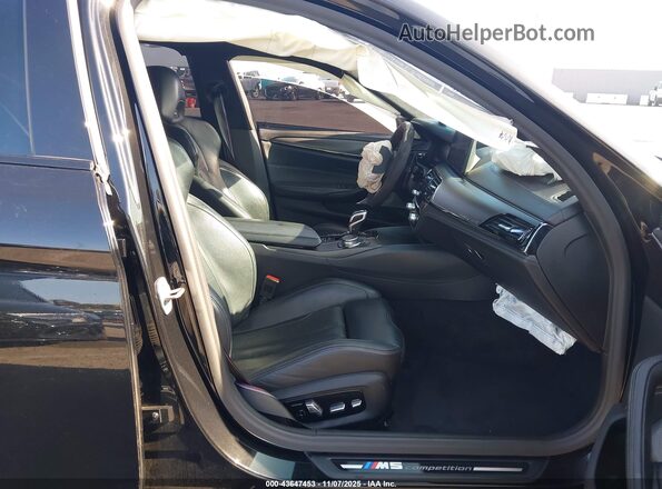 WBS83CH00MCF28394 2021 BMW M5 Black Widok wnętrza z przodu