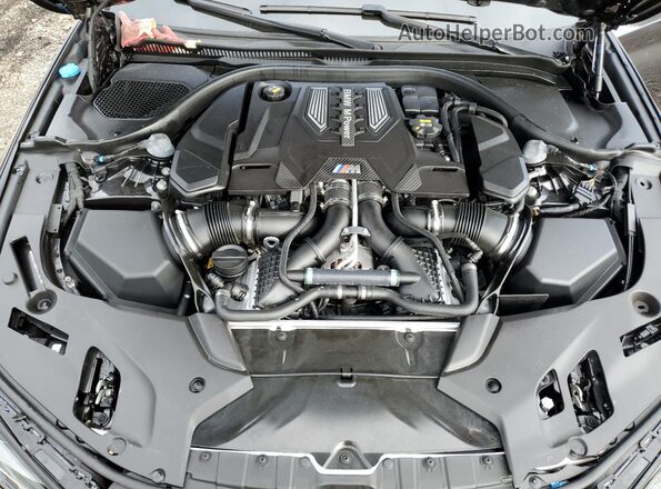 WBS83CH00PCL23031 2023 BMW M5 Черный Вид задней части салона