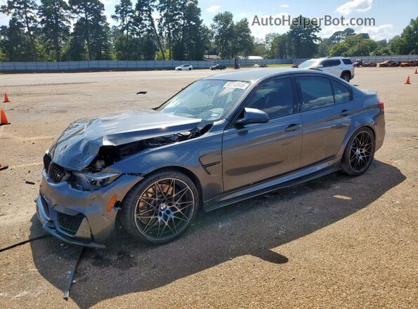 WBS8M9C50J5J79575 2018 BMW M3 Серый Передняя левая четверть