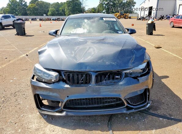 WBS8M9C50J5J79575 2018 BMW M3 Серый Вид спереди