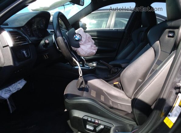 WBS8M9C50J5J79575 2018 BMW M3 Серый Вид салона спереди