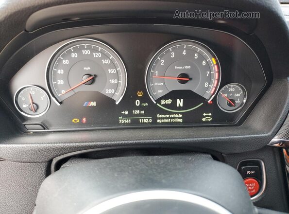 WBS8M9C55J5K98528 2018 BMW M3 Two Tone Vista del cuadro de instrumentos