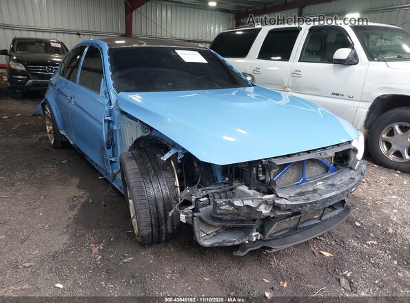 WBS8M9C57GP966780 2016 BMW M3 Синий Вид спереди