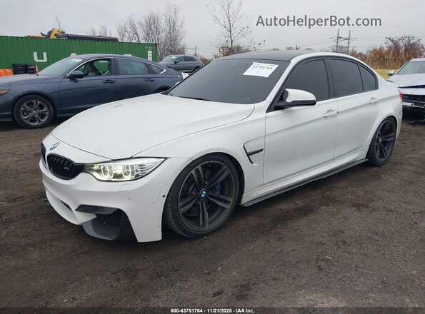 WBS8M9C5XG5E68359 2016 BMW M3 White Przód lewy